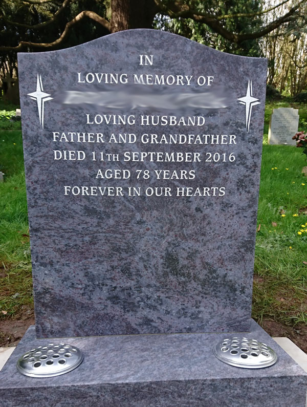 Our Memorials | Funeral Memorials and Headstones in Radstock gallery image 2